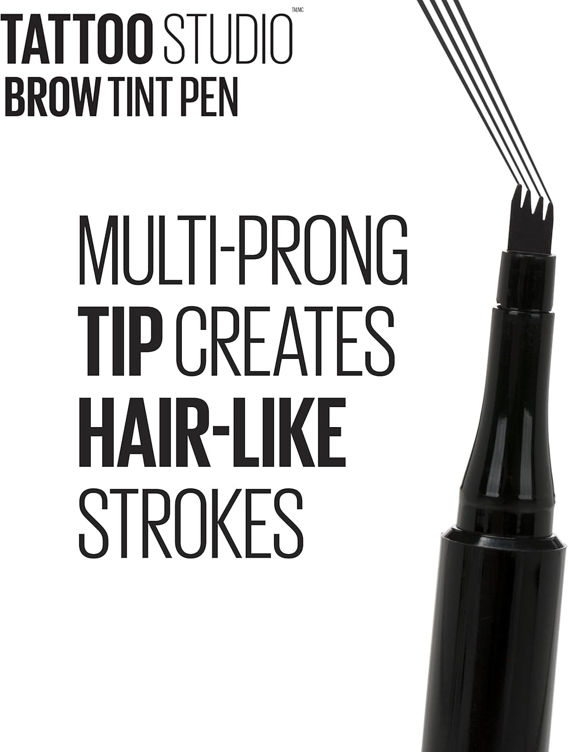 New York Tattoo Studio Brow Tint Pen Makeup, Soft Brown, 0.037 Fl. Oz.
